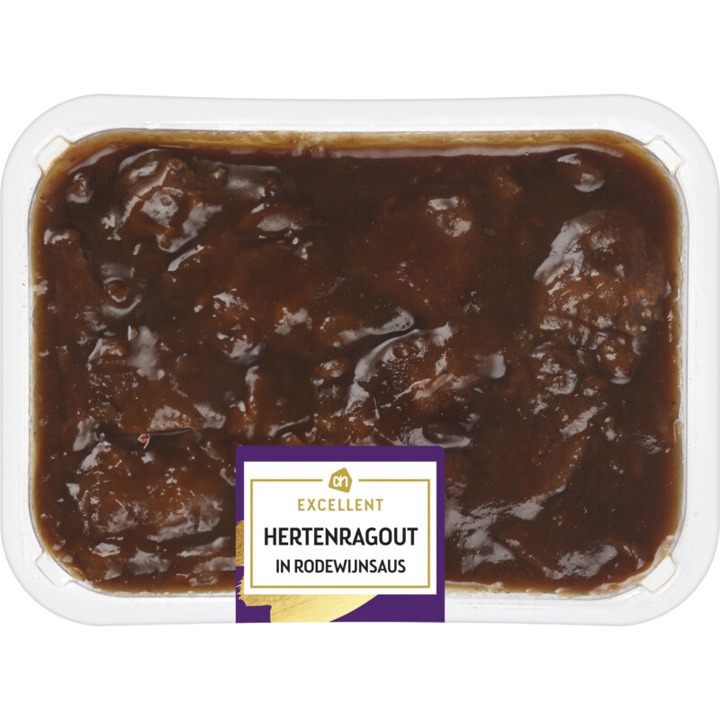 Een afbeelding van AH Excellent Hertenragout in rodewijnsaus bel