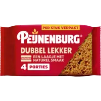 Peijnenburg Ontbijtkoek dubbel lekker 4-pack
