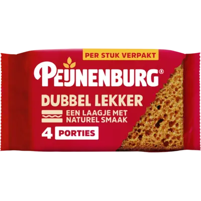 pdp-image-Peijnenburg Ontbijtkoek dubbel lekker 4-pack