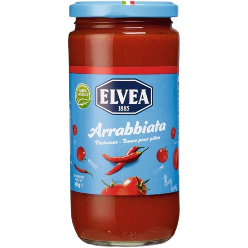 Een afbeelding van Elvea Pastasaus Arrabbiata 400G bel