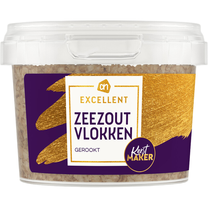 Een afbeelding van AH Excellent Zeezoutvlokken gerookt