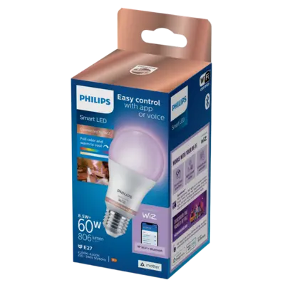 pdp-image-Philips Smart led standaard gekleurd E27 60W