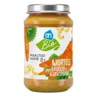 AH Biologisch Maaltijdhapje wortels broccoli pasta 8+