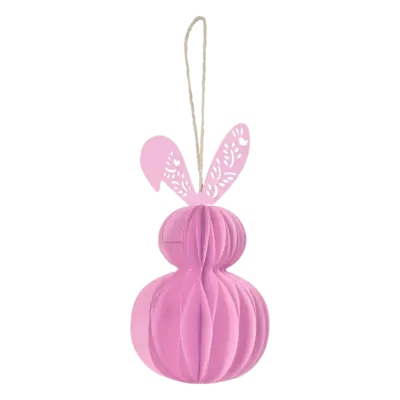 pdp-image-AH Honeycomb hanger haasje roze 12cm