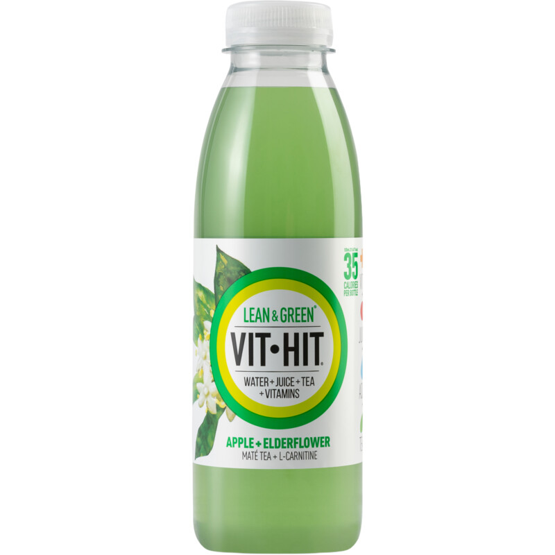 Een afbeelding van Vit hit Lean & green appel elderflower