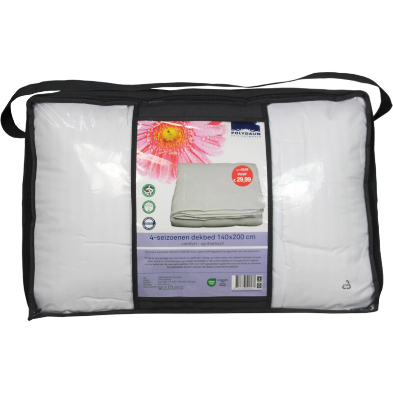 Een afbeelding van Polydaun 4-seizoenendekbed 140x200cm