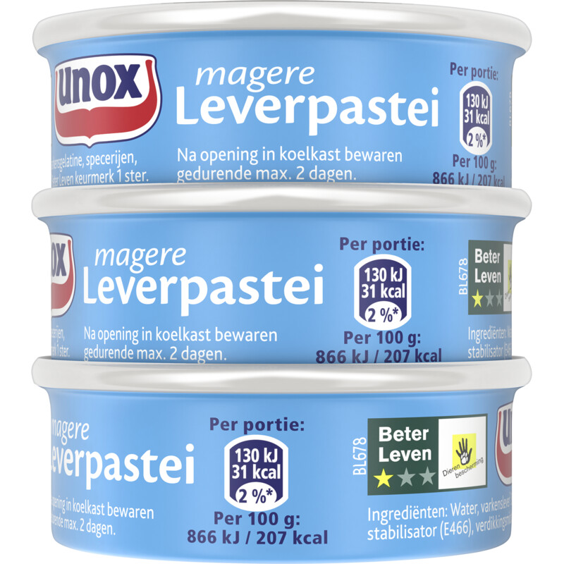 Een afbeelding van Unox Magere leverpastei