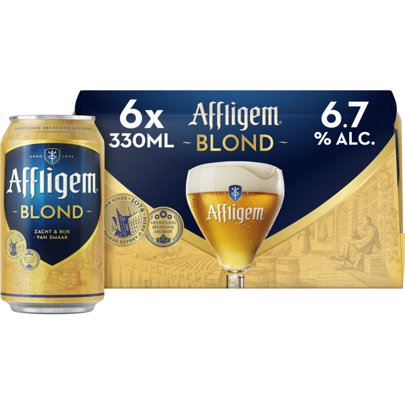 Een afbeelding van Affligem Blond abdijbier 6-pack