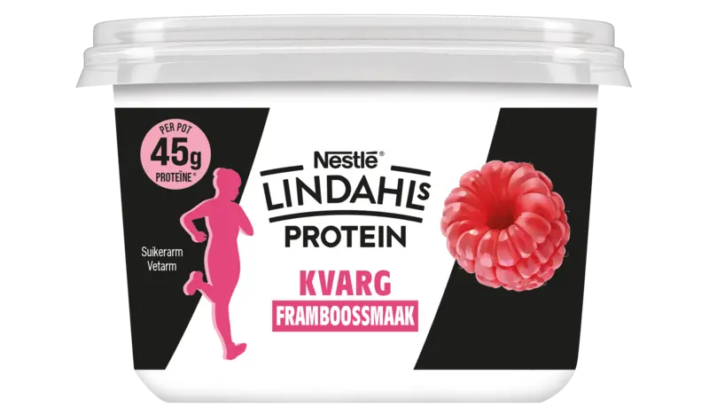 Lindahls Protein kvarg framboossmaak