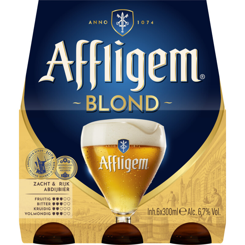 Een afbeelding van Affligem Blond abdijbier 6-pack