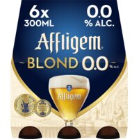 Een afbeelding van Affligem Blond 0.0 abdijbier 6-pack