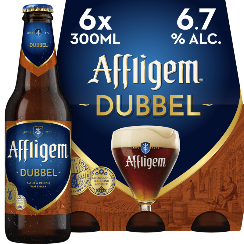 Een afbeelding van Affligem Dubbel abdijbier 6-pack