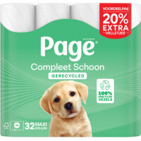 Een afbeelding van Page Compleet schoon gerecycled toiletpapier