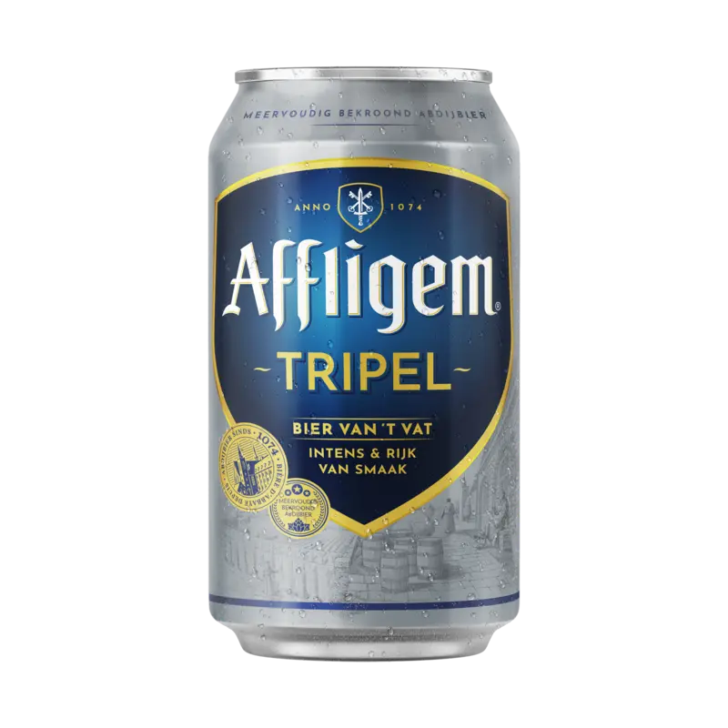Tripel bier blik