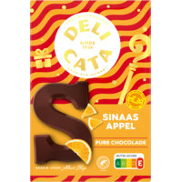 Een afbeelding van Delicata Chocoladeletter puur sinaasappel