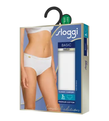 pdp-image-Sloggi Basic midi wit maat 40 3-pack