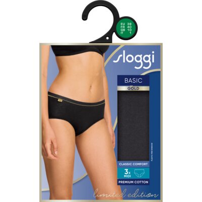pdp-image-Sloggi Basic midi zwart maat 42 3-pack