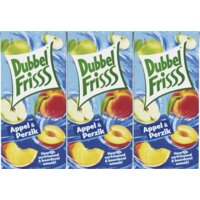 Een afbeelding van DubbelFrisss Appel & perzik 6-pack