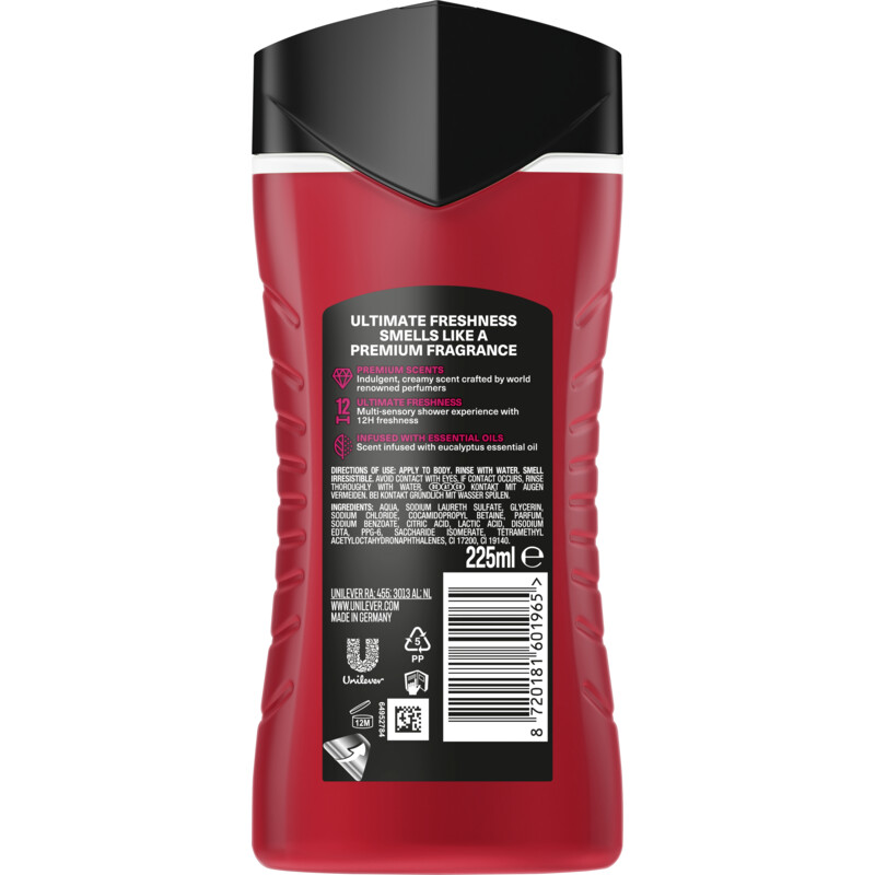 Een afbeelding van Axe Cherry fizz + fine fragrance showergel