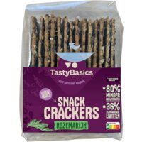Een afbeelding van TastyBasics Snack crackers rozemarijn