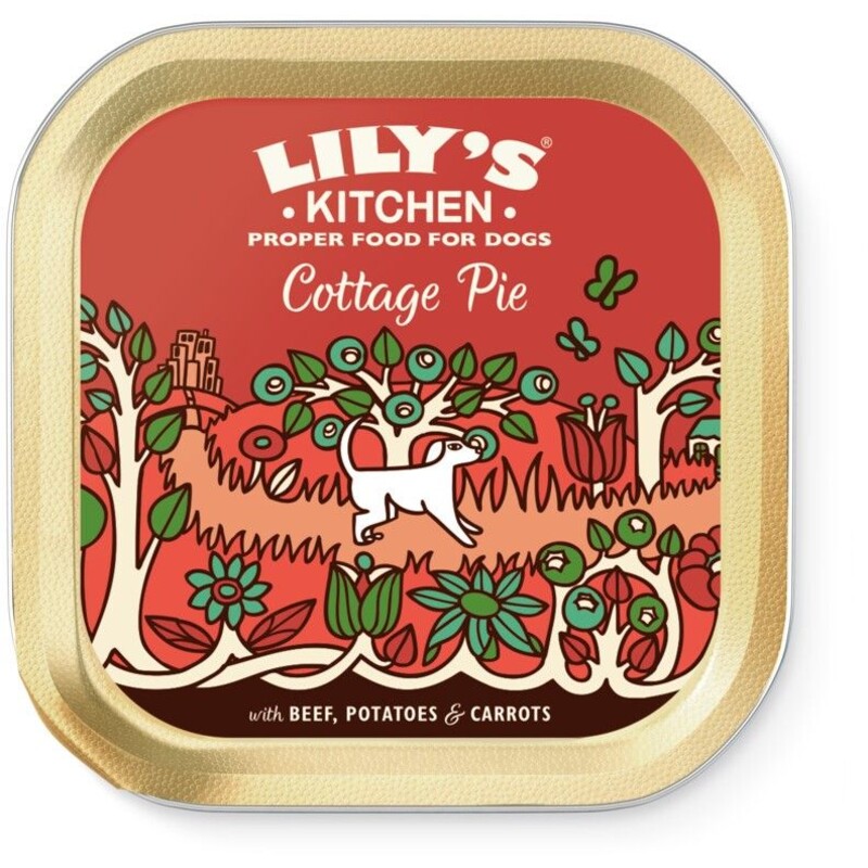 Een afbeelding van Sample Lily's Kitchen Cottage pie rund (hond)