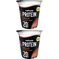 Een afbeelding van Melkunie Protein chocolade pudding 3-pack