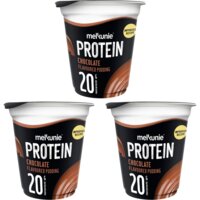 Een afbeelding van Melkunie Protein chocolade pudding 2-pack