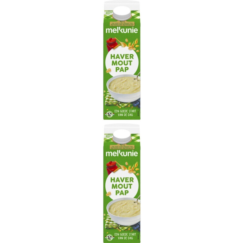 Een afbeelding van Melkunie Havermoutpap 2-pack