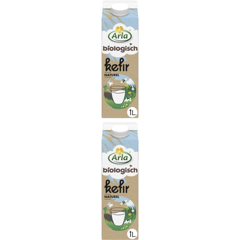 Een afbeelding van Arla Biologisch kefir naturel 2-pack