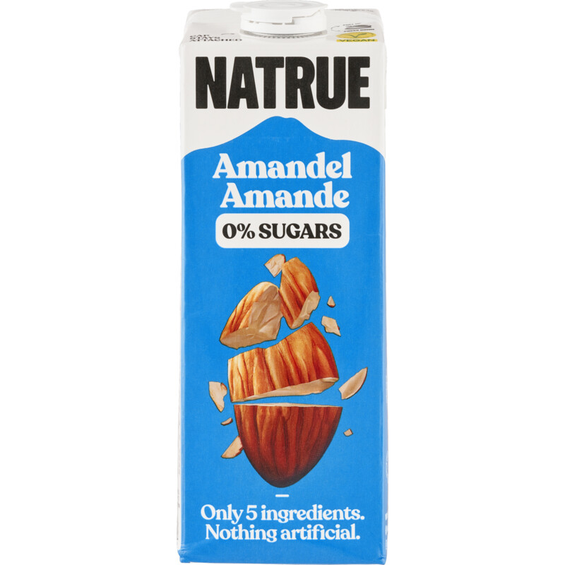 Een afbeelding van Natrue Almond drink 0% sugars