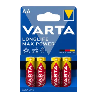 pdp-image-Varta Longlife max power AA alkaline batterij