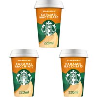 Een afbeelding van Starbucks Caramel macchiato 3-pack