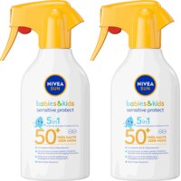 Een afbeelding van Nivea Sun Babies&kids zonnespray spf50+ 2-pack