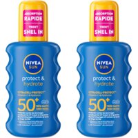 Een afbeelding van Nivea Sun Protect hydrate zonnebrand spf50 2-pack