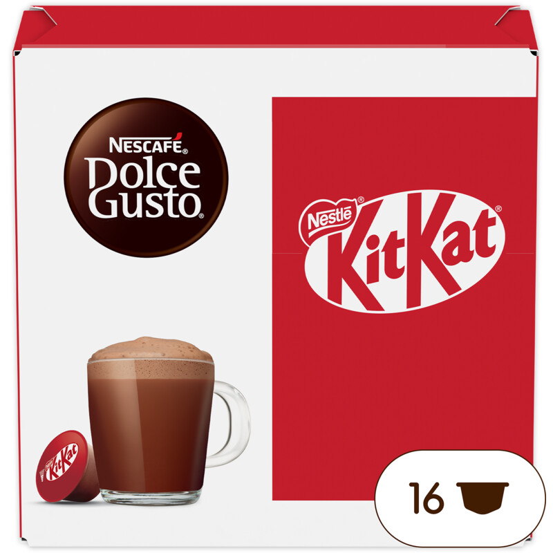 Een afbeelding van Nescafé Dolce Gusto Kitkat capsules