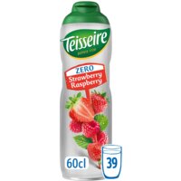 Een afbeelding van Teisseire Zero aardbei framboos siroop