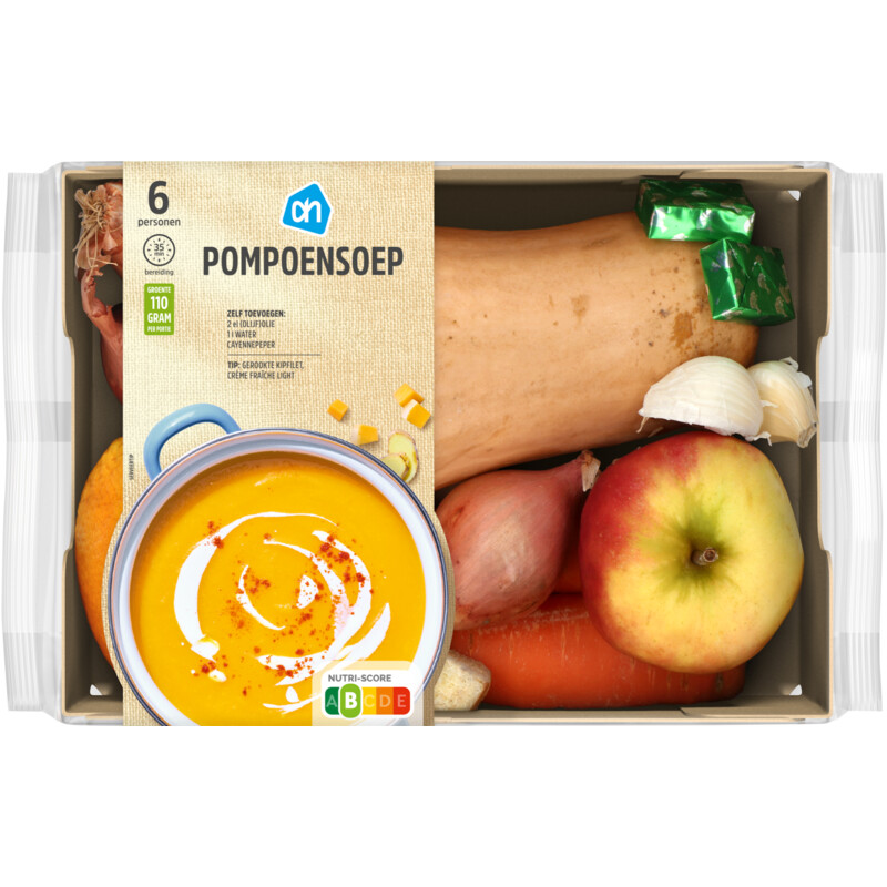 Een afbeelding van AH Pompoensoep verspakket