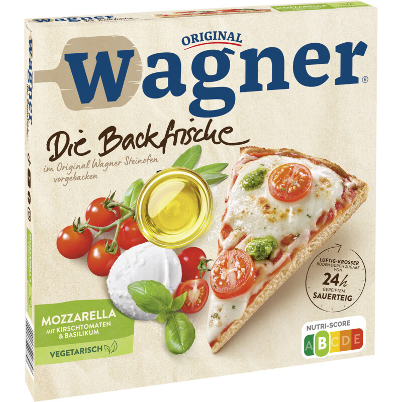 Een afbeelding van Wagner Sensazione pizza mozzarella tomaat