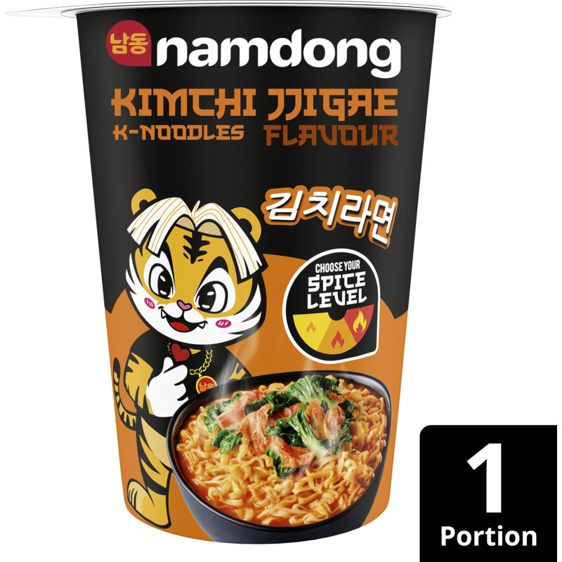 Een afbeelding van Namdong Kimchi jjigae k-noodles flavour