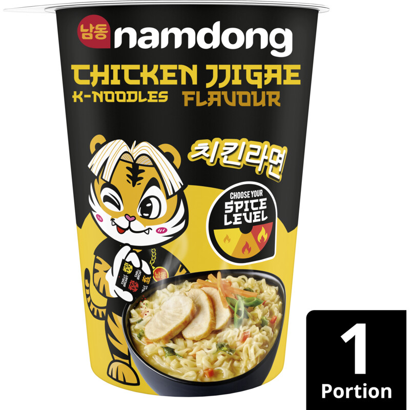 Een afbeelding van Namdong Chicken jjigae k-noodles