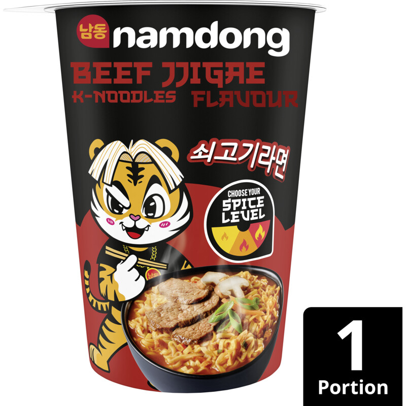 Een afbeelding van Namdong Beef jjigae k-noodles flavour