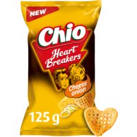 Een afbeelding van Chio Heartbreakers cheese onion