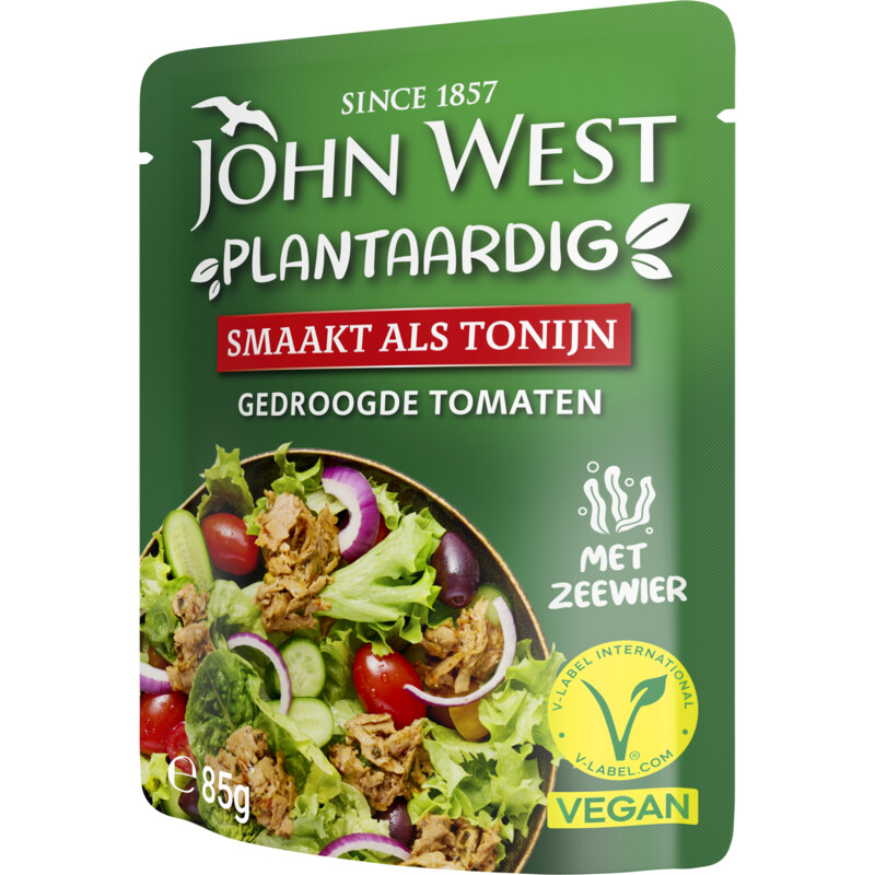 Een afbeelding van John West Plantaardige tonijn tomaat