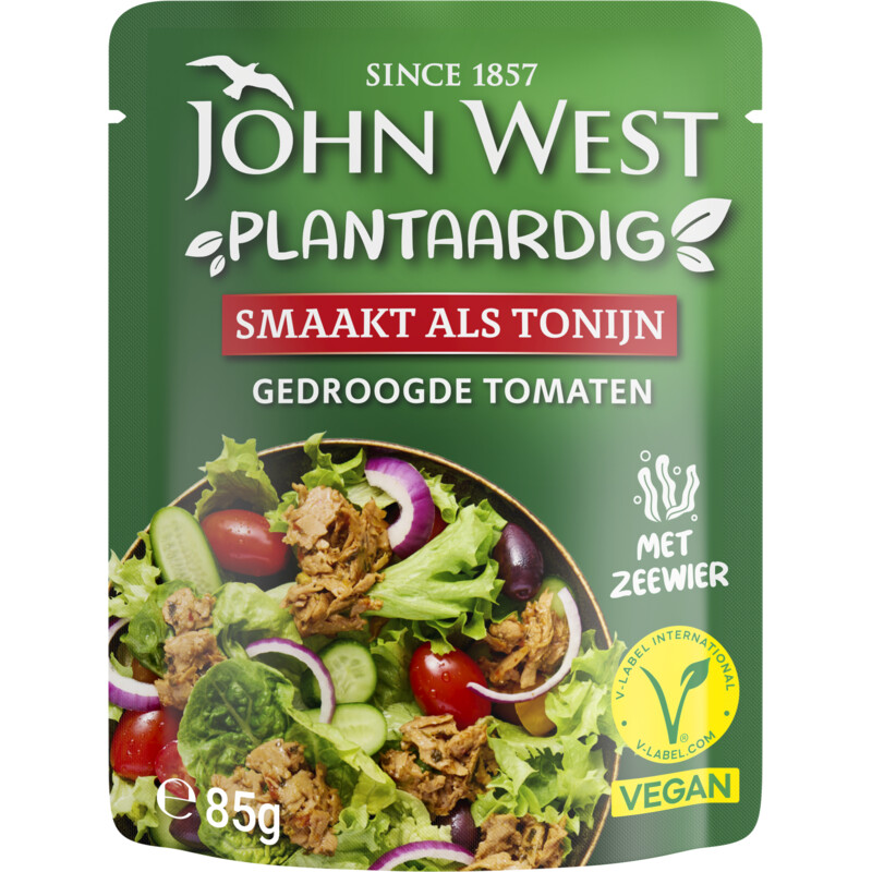 Een afbeelding van John West Plantaardige tonijn tomaat