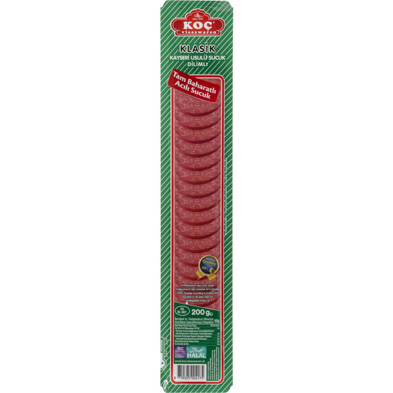 Een afbeelding van Koc Sucuk plakjes