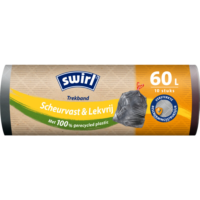 Een afbeelding van Swirl Vuilniszakken met trekband 60 liter