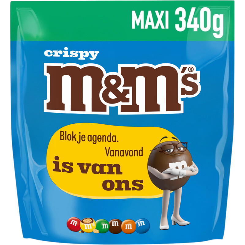 Een afbeelding van M&M'S Crispy melkchocolade maxi