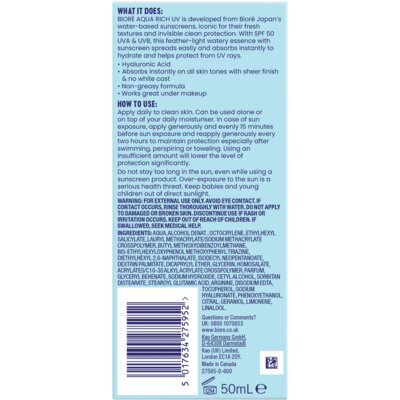 pdp-image-Bioré UV aqua rich moisturiser spf50