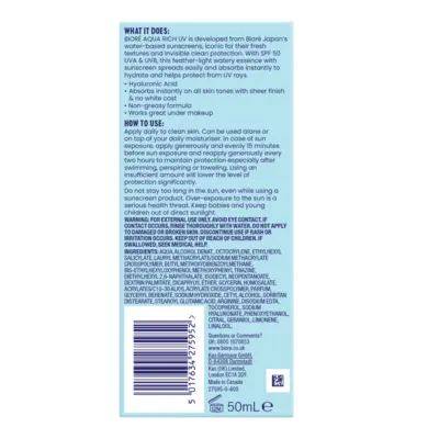 pdp-image-Bioré UV aqua rich moisturiser spf50