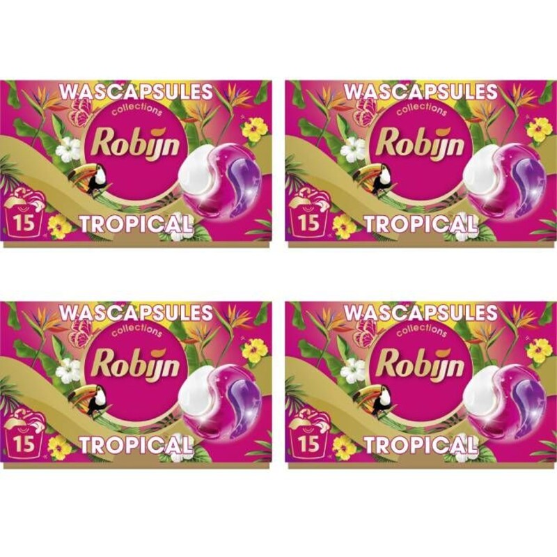 Een afbeelding van Robijn Tropical Capsules 4-pack